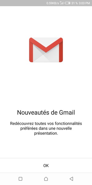 Sélectionnez OK