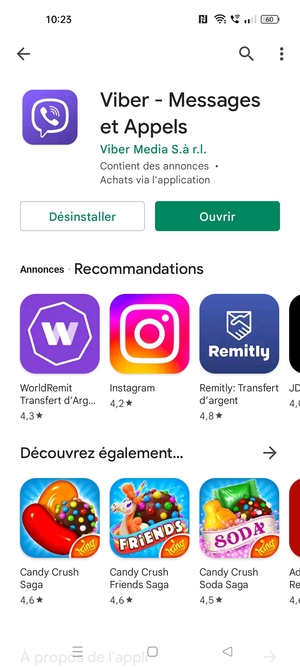 Sélectionnez Ouvrir
