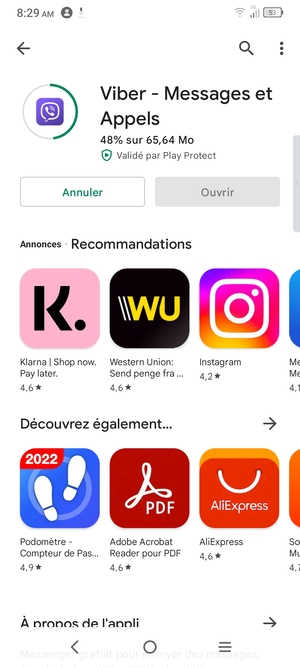 Veuillez attendre la fin de la procédure d'installation