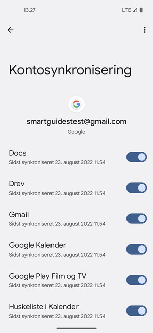 Vælg Menu-knappen