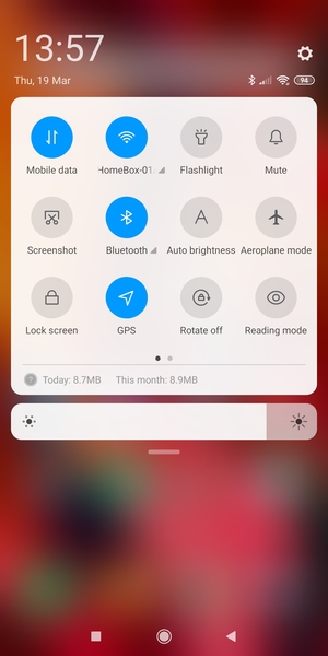 Turn off Wi-Fi and Bluetooth