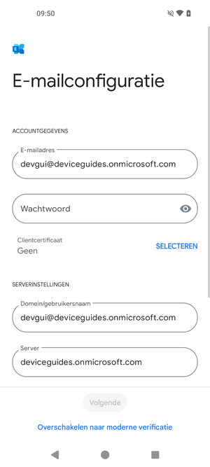 Voer uw wachtwoord in