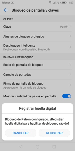 Seleccione CANCELAR