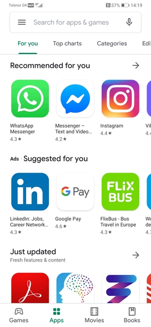 Select the Search bar