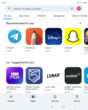 Select the Search bar