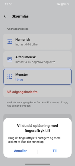 Vælg din foretrukne mulighed