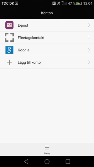 Välj Google