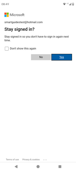 Select your preferred option