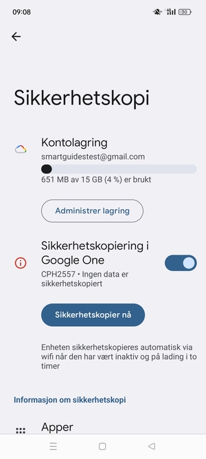 Velg Kontolagring