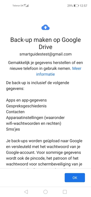 Selecteer OK