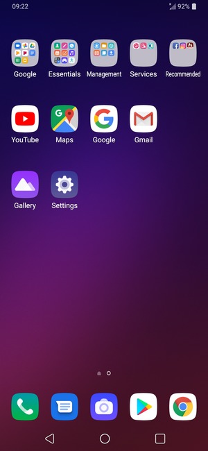 Select Settings