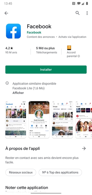 Sélectionnez Installer