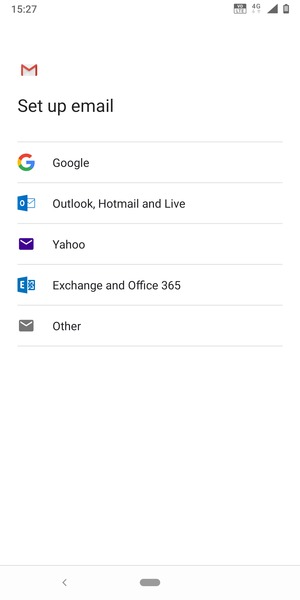 Select Outlook, Hotmail and Live