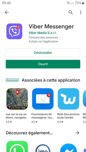 Sélectionnez Ouvrir