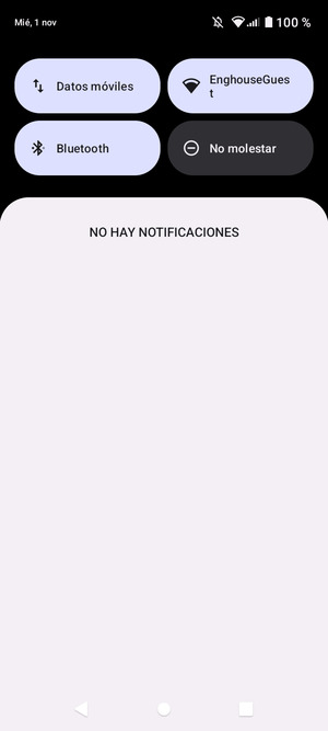 Deslice hacia abajo el menú superior de nuevo
