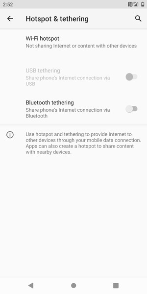 Select Wi-Fi hotspot