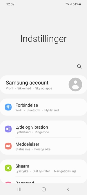 Vælg Forbindelse