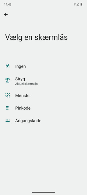 Vælg Mønster
