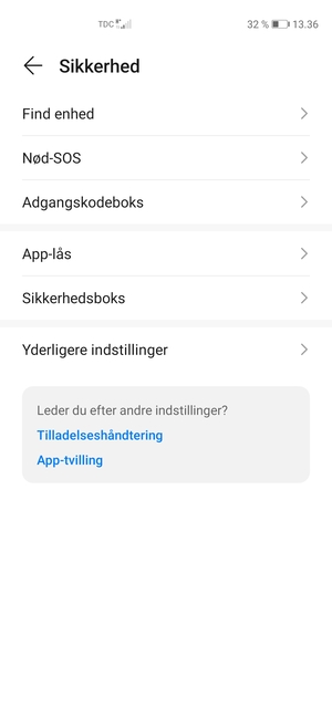 Vælg Yderligere indstillinger