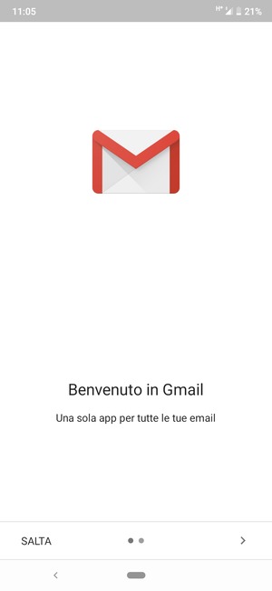 Seleziona AVANTI