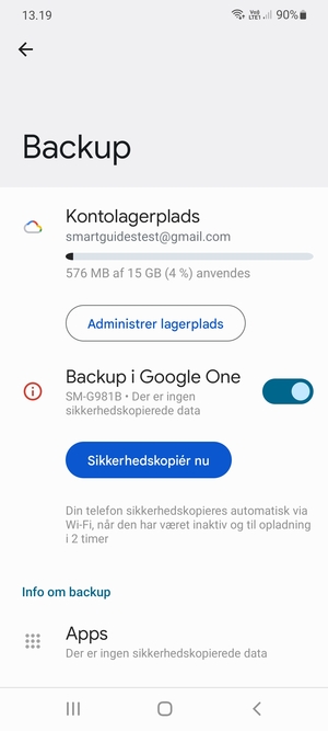 Vælg Kontolagerplads