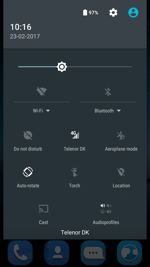 Select the Settings button