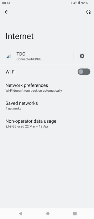 Turn on Wi-Fi