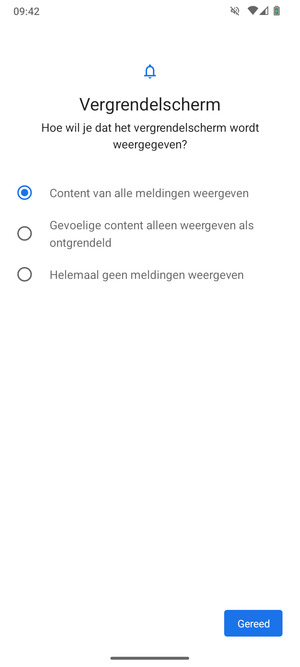 Selecteer uw voorkeursoptie en selecteer Gereed