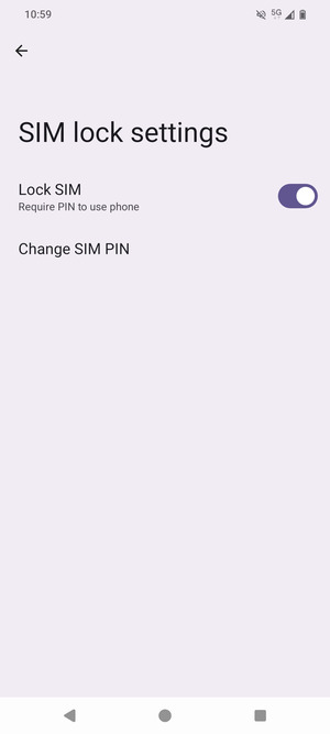 Select Change SIM PIN
