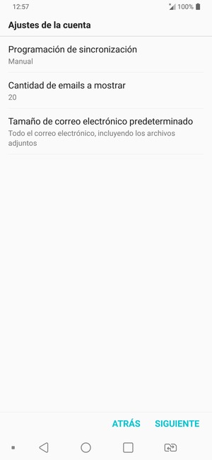 Seleccione SIGUIENTE