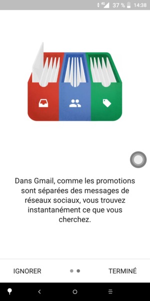 Sélectionnez TERMINÉ