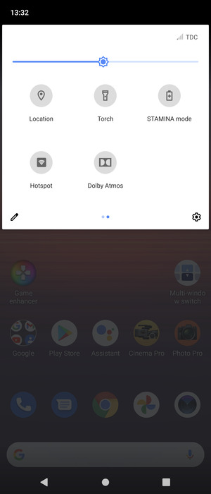Select STAMINA mode
