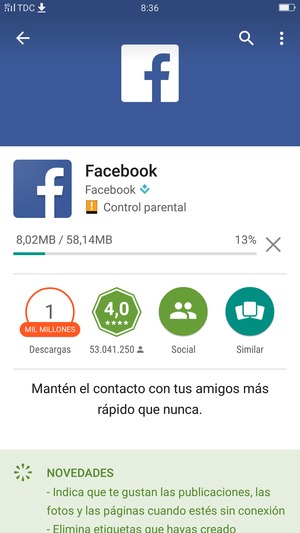 Espere a que el proceso de instalación finalice