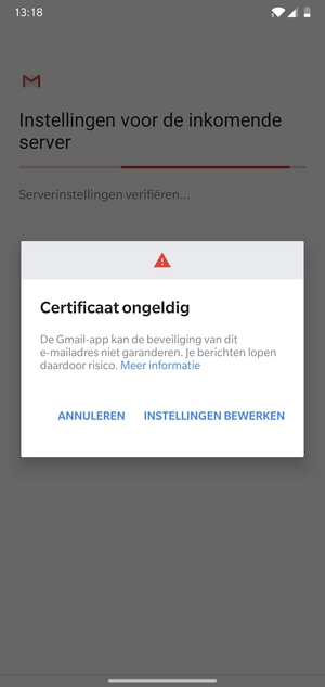 Selecteer INSTELLINGEN BEWERKEN