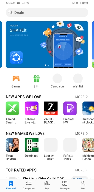 Select the Search bar