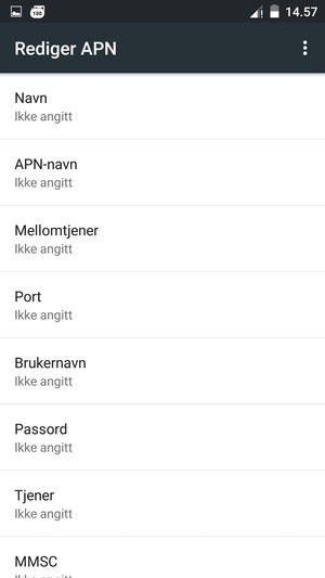 Skriv inn MMS-informasjon