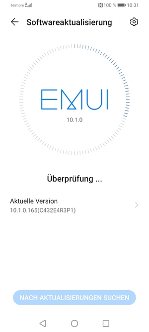 Warten Sie, bis die Suche abgeschlossen ist