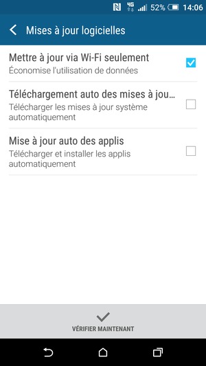 Sélectionnez VÉRIFIER MAINTENANT