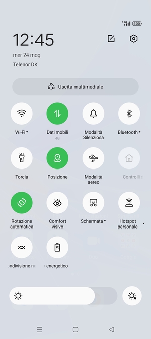 Disattiva Posizione