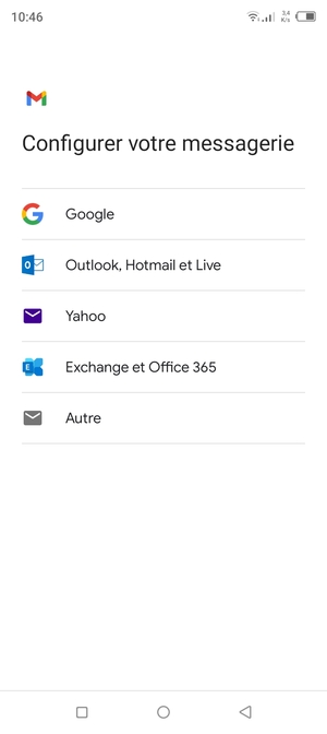 Sélectionnez Autre