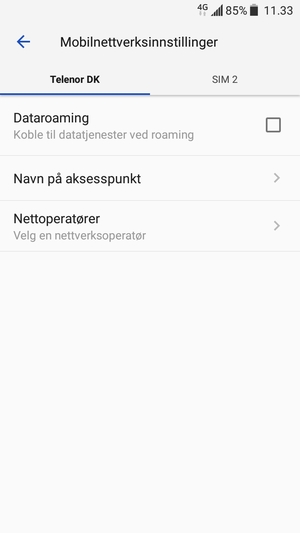 Velg Public og Navn på aksesspunkt
