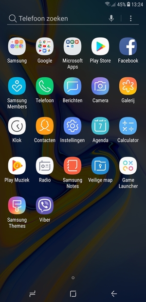 Selecteer Samsung