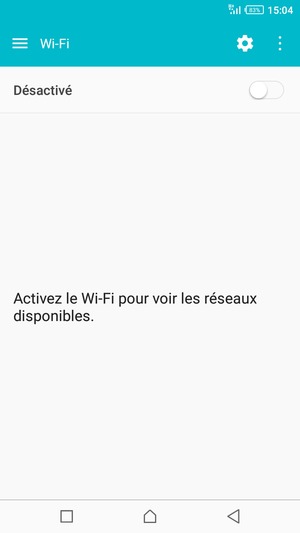 Activer le Wi-Fi