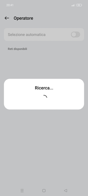 Attendi il completamento della ricerca
