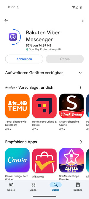 Warten Sie, bis der Installationsprozess  beendet ist
