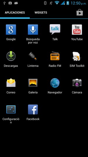 Seleccione Configuración
