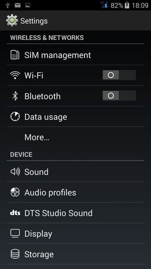 Select Wi-Fi