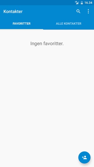 Velg menyknappen