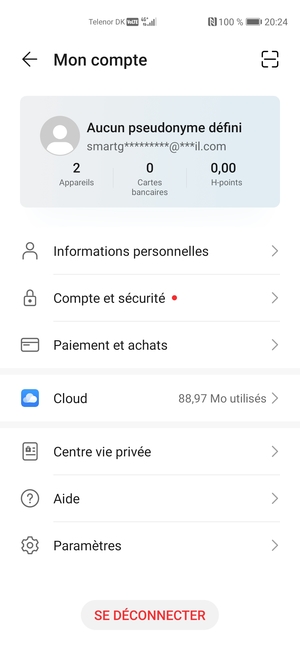 Sélectionnez Cloud