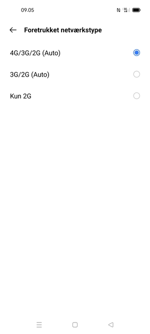 Vælg din foretrukne mulighed